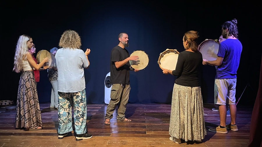 Lezione prova TAMBURO A CORNICE